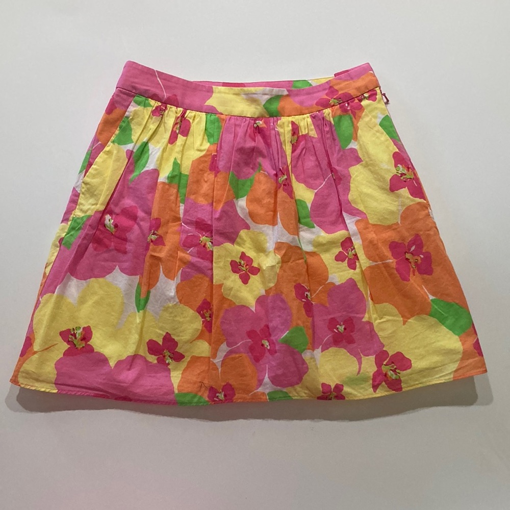Lilly Pulitzer Floral Pleated Skirt
